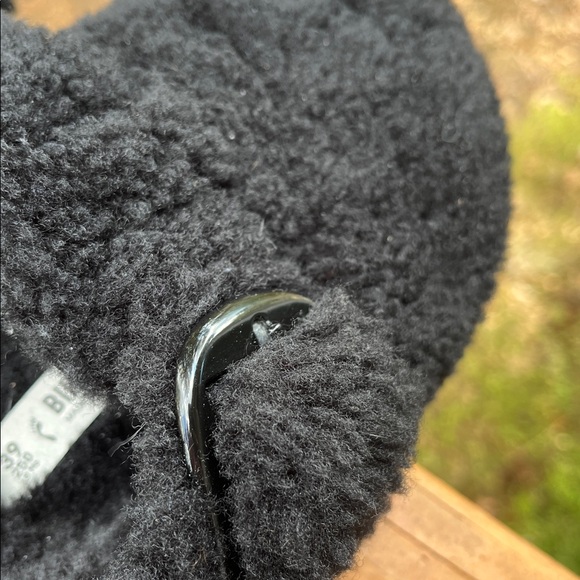 EUC Birkenstock Boston Shearling Mule with Cork Footbed 8/8.5 39 narrow black - Picture 8 of 11